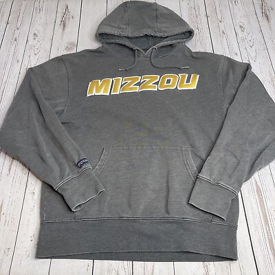#ad Jansport Mizzou University Missouri Tigers Hoodie Hooded Sweatshirt Mens Small $19.95
