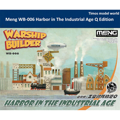 #ad Meng WB 006 Harbor in The Industrial Age Q Edition Assembly Model Kit $34.00