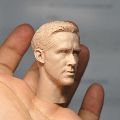 #ad Ryan Gosling Anime Soldier 1 6 Male Head Sculpture Carving F 12quot; figure $19.99