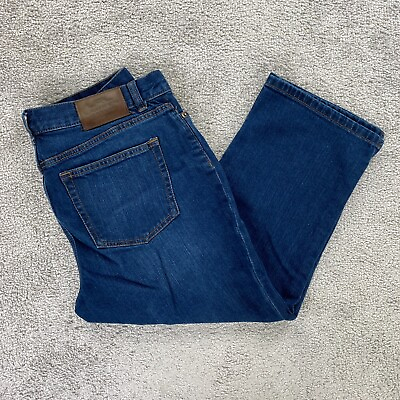 #ad Ralph Lauren Jeans Co. Womens Blue Denim Crop Jeans 6 Classic Midcalf 31 x 20 $13.99