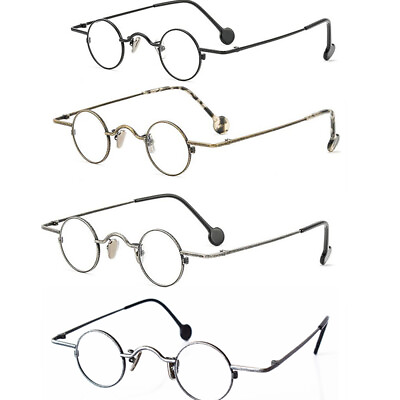 #ad Small Round Retro Reading Glasses Metal Glasses Frame Rx able Mens Womens $19.99