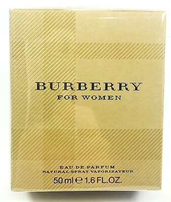 BURBERRY PERFUME BY BURBERRY EDP SPRAY FOR WOMEN 1.6 OZ 50ML NEW IN SEALED BOX $39.75