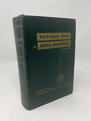 #ad Reference Data for Radio Engineers 4th Edition Hard Cover Book 1957 USA Printed $15.34