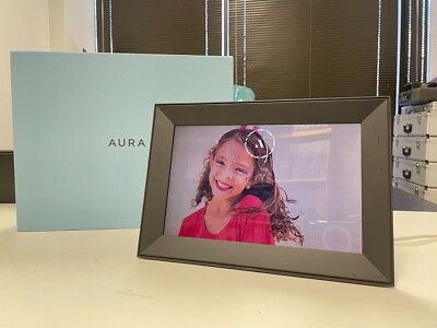 #ad New Aura Carver 10quot; Wifi Digital Photo Picture Video Frame unlimited storage USA $85.00