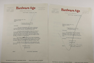 #ad 1929 Lamson Goodnow Hardware Age Magazine NYC Advertise Letters Ephemera P1008E $14.95