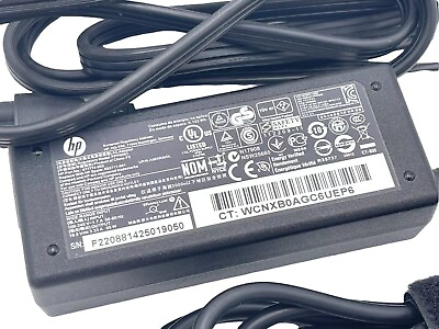 #ad Genuine HP 65W EliteBook 840 G1 G2 850 G1 G2 Power Charger Adapter Tested $8.49
