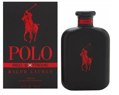 #ad Polo Red Extreme By Ralph Lauren 4.2 oz 125 ml Parfum Spray Men#x27;s New amp; Sealed $99.99