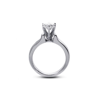 #ad 1 3ct E SI1 Round Natural Diamond 950 PL. Classic Solitaire Engagement Ring $1769.04