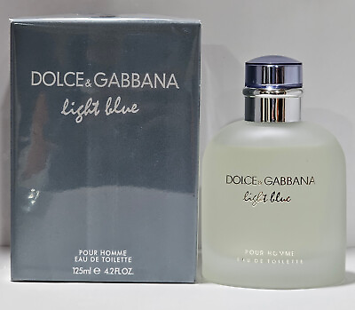 #ad Dolce amp; Gabbana Light Blue 4.2oz 125ml Men#x27;s Eau de Toilette Spray Brand New $28.79