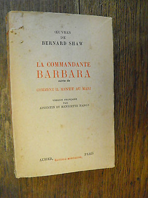 #ad La Commander Barbara Follow Of How It Mentit To Husband Bernard Shaw $20.49