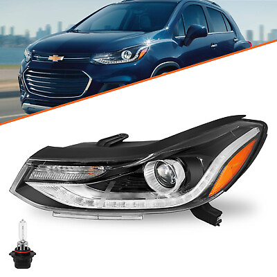 #ad For 2017 2022 Chevy Trax Headlight Projector Headlamp Left Driver 17 22 w Bulb $169.99