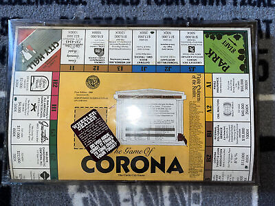 #ad Wheeler Dealer Board Game City Of Corona CA 1984 1st Edition Factory Sealed NIP $28.00