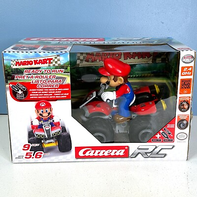 #ad Carrera RC Nintendo Mario Kart 1:20 Scale Remote Control Toy Car QUAD 4 Wheeler $59.36
