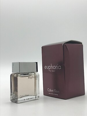 #ad Calvin Klein Euphoria Men Cologne Mini Splash .33 oz 10 ml New In Box $15.95