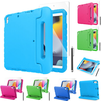 #ad Kids Case For iPad 10th 9th 8th 7th Generation Shockproof EVA Handle Stand Cover $16.99