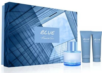 GIFT SET Men Kenneth Cole BLUE by Kenneth Cole 3.4 oz 3PCS New IN BOX $44.99