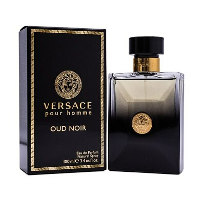 Versace Pour Homme Oud Noir 3.4 oz EDP Cologne for Men New In Box $63.88