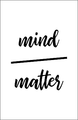 #ad Mind Over Matter Poster 18 X 24 Inches $35.99