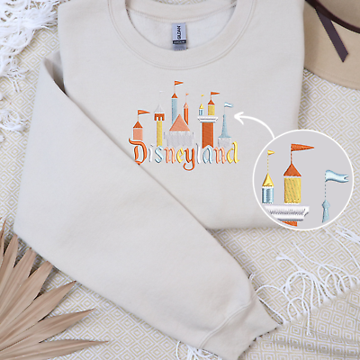 #ad Disneyland Magical Park Embroidered Hoodies Sweatshirts Full Chest Embroidery $35.00