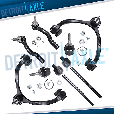8pc Front Upper Control Arm Ball Joint TieRod Kit for 2003 2004 Mercury Marauder $103.24