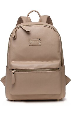 #ad New Fashion PU Leather Mummy Bag Diaper Backpack Handbag Diaper Pad $49.99