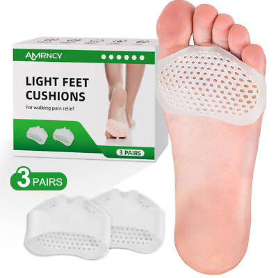 #ad 6 x Durable Foot Pads helps Callus Mortons Neuroma Metatarsalgia Bunion pain $10.98