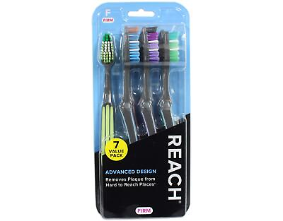 #ad REACH Advanced Design Adult Toothbrush Firm 7 Count $12.23