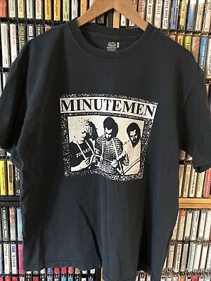 #ad Minutemen Mike Watt T Shirt Large punk SST Black flag $25.00