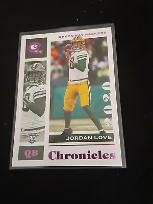 #ad 2020 Panini Chronicles Jordan Love RARE PINK PARALLEL SP RC Rookie #38 Packers $2.49