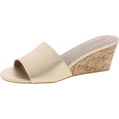 #ad Charter Club Womens Nallahh Cork Slip On Casual Wedge Sandals Shoes BHFO 9987 $12.99