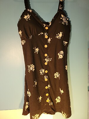 #ad Womens Floral Print Sun Dress $9.70