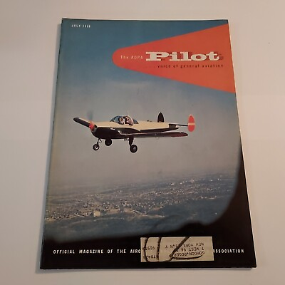 #ad Vintage AOPA Pilot July 1959 Magazine Airplanes Aircraft $14.88