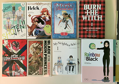 #ad Lot of 11 Manga Books Try some new series PAPERBACK English Teen $9.00