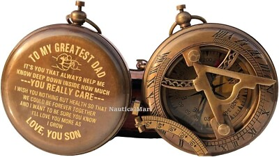 #ad Personalized Compass Gift for Dad from Son Compass Birthday Anniversary Christm $29.99