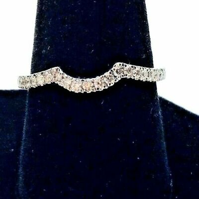 #ad Half Eternity Wedding Band Certified 2.20Ct Lab Created Diamond 14K White Gold $275.00