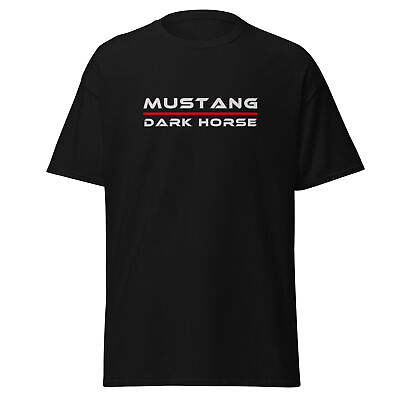 #ad Premium T shirt For Ford Mustang Dark Horse Car Enthusiast Birthday Gift $19.95