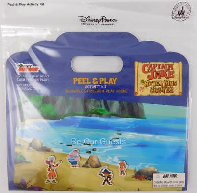 #ad Disney Parks Jake Neverland Pirates Peel and Play Activity Kit New Reusable $14.95