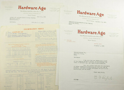 #ad 1930 Lamson Goodnow Hardware Age New York NY Magazine Dealers Ephemera P1368A $22.95