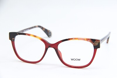 #ad NEW WOOW UP TOWN 2 COL. 0150 BURGUNDY BROWN AUTHENTIC EYEGLASSES 52 16 $199.00