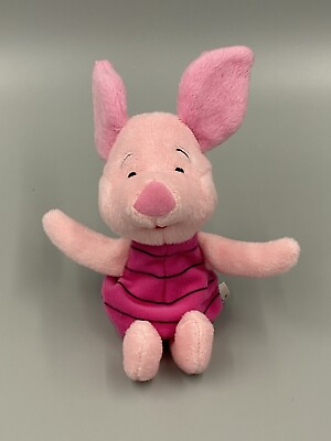 #ad Disney Winnie the Pooh Piglet Plush Arcotoys Mattel 8” Stuffed Animal $10.40