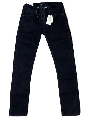 #ad Brand New Levis Lace Up Cigarette Slim Cut Stretch Velvet Jeans Womens Sz 24 $200.00