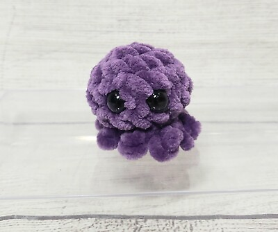 #ad Baby Octopus Plush Mini Crochet Handmade Amigurumi Plushie Stuffed Toy $5.00