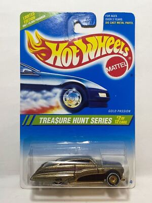#ad 1995 Hot Wheels Treasure Hunt Series Gold Passion Treasure Hunt Gold Passion 1 $265.40