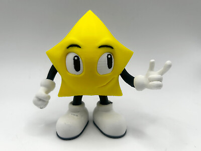 #ad Ristar Sega Genesis Figure Star Fan Art $19.00
