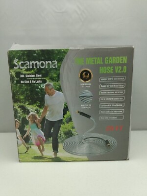 #ad Scamona the Metal Garden Hose V2.0 50ft New Open Box 12 $35.00