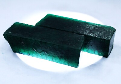 #ad 439 Ct Natural Emerald Green Rough Uncut Huge Size CERTIFIED Loose Gemstone $23.19