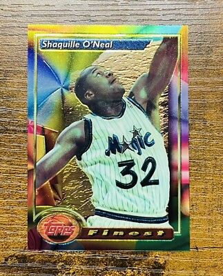 #ad 1993 94 Topps Finest #3 Shaquille O#x27;Neal SP Second Year HOF Magic🔥 $13.98