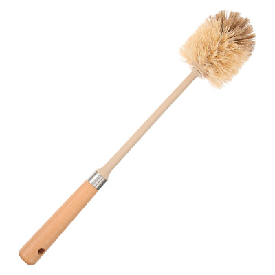 #ad Long Brush for Bathroom Wooden Toilet Bowl Cleaners Wall mounted $24.25