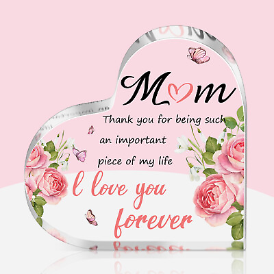 #ad Gifts for Mom Mom Birthday Gifts Mothers Day Gifts Acrylic Keepsake 4.3x4.3#x27;#x27; $8.99