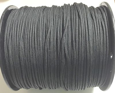 #ad #ad Solid Braid Nylon Rope 3 16quot; x1000#x27; Black color .Made In USA 372810 $133.00